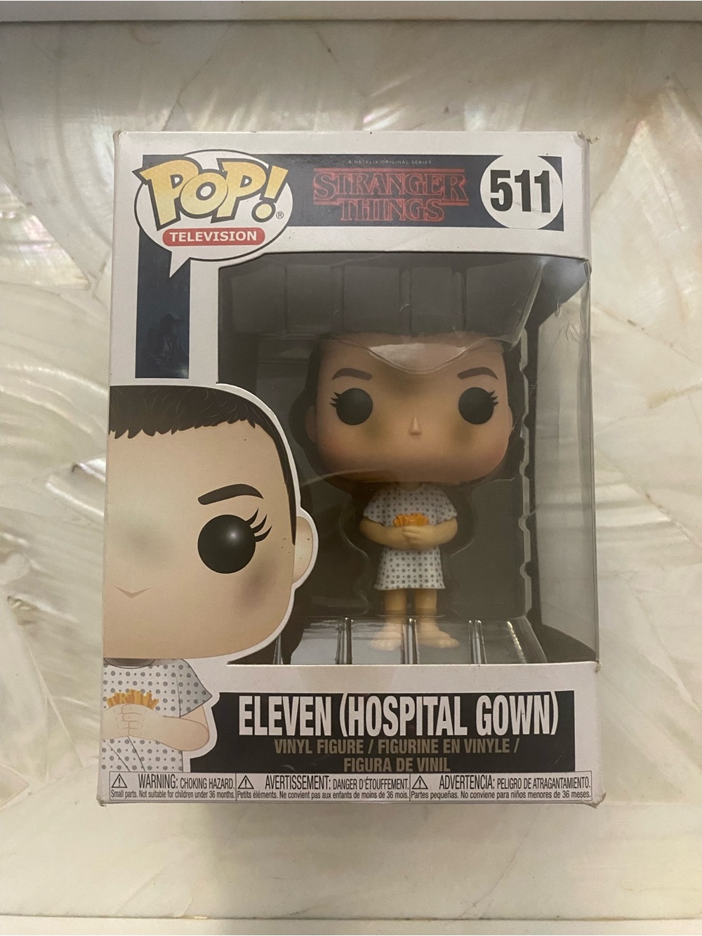 NEW Funko Pop! Television Stranger Things #511 Eleven (Hospital Gown)